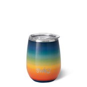 Retro Rainbow 14oz Stemless WineCup